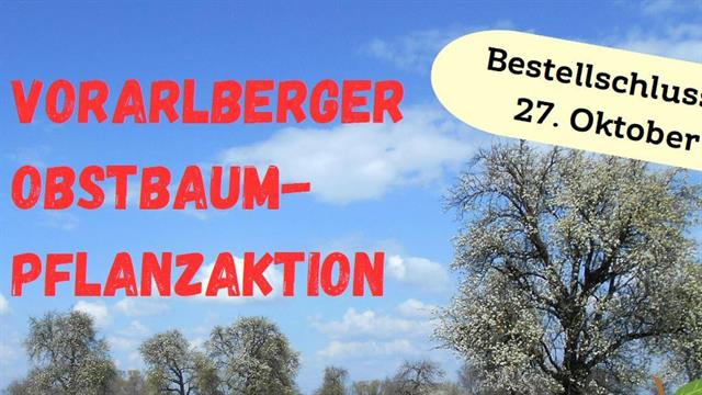 Obstbaum-Pflanzaktion der Landwirtschaftskammer Vorarlberg